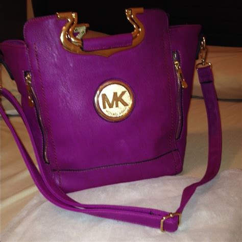 michael kors purple|purple michael kors purse outlet.